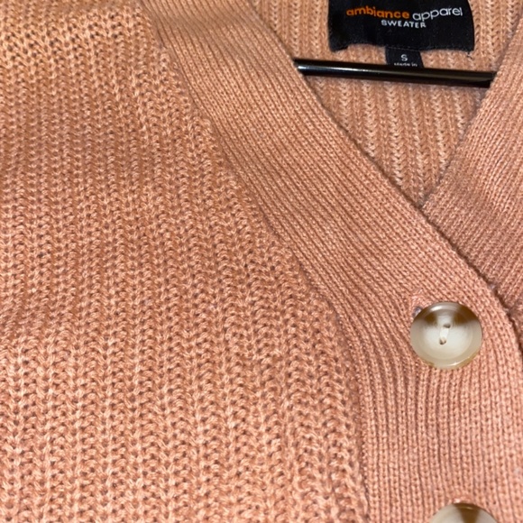 Mauve Sweater Cardigan - Picture 3 of 3